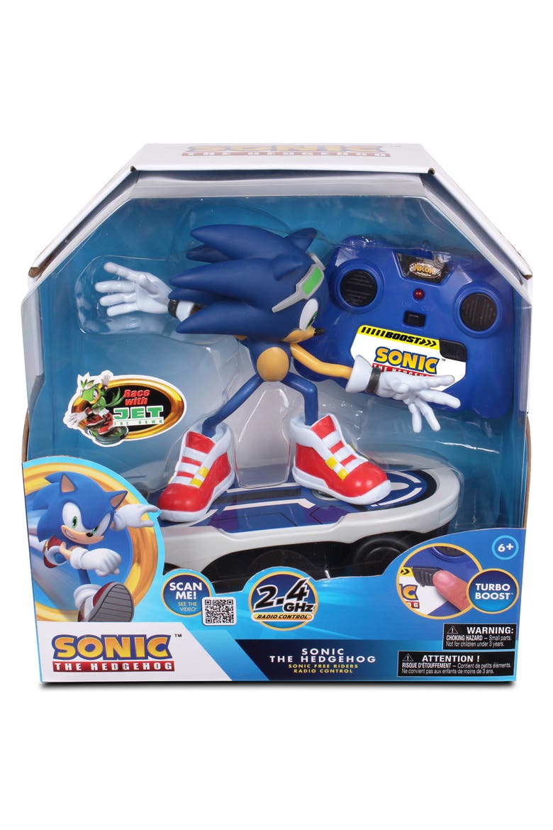 Sonic Free Rider Skateboard Remote Controlled, Alternate, color, Multicolored