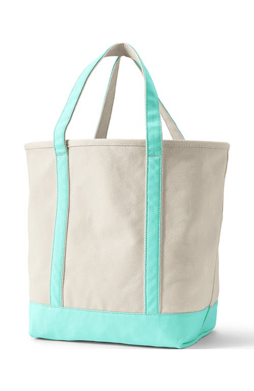 LANDS' END LANDS' END OPEN TOP CANVAS TOTE BAG 