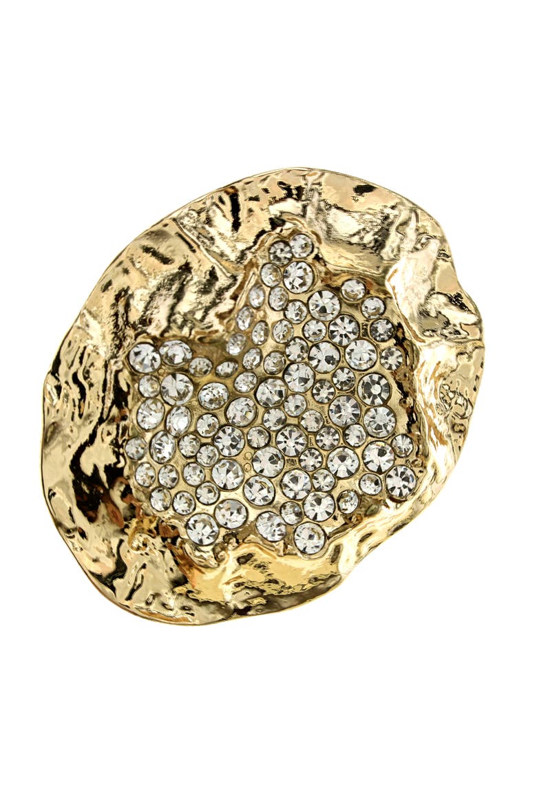 Crystal Cove Statement Ring, Alternate, color, GOLD / CLEAR