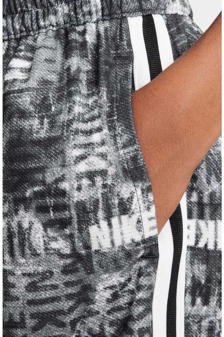 Kids' DNA24 Dri-FIT Basketball Shorts, Alternate, color, BLACK/ WHITE