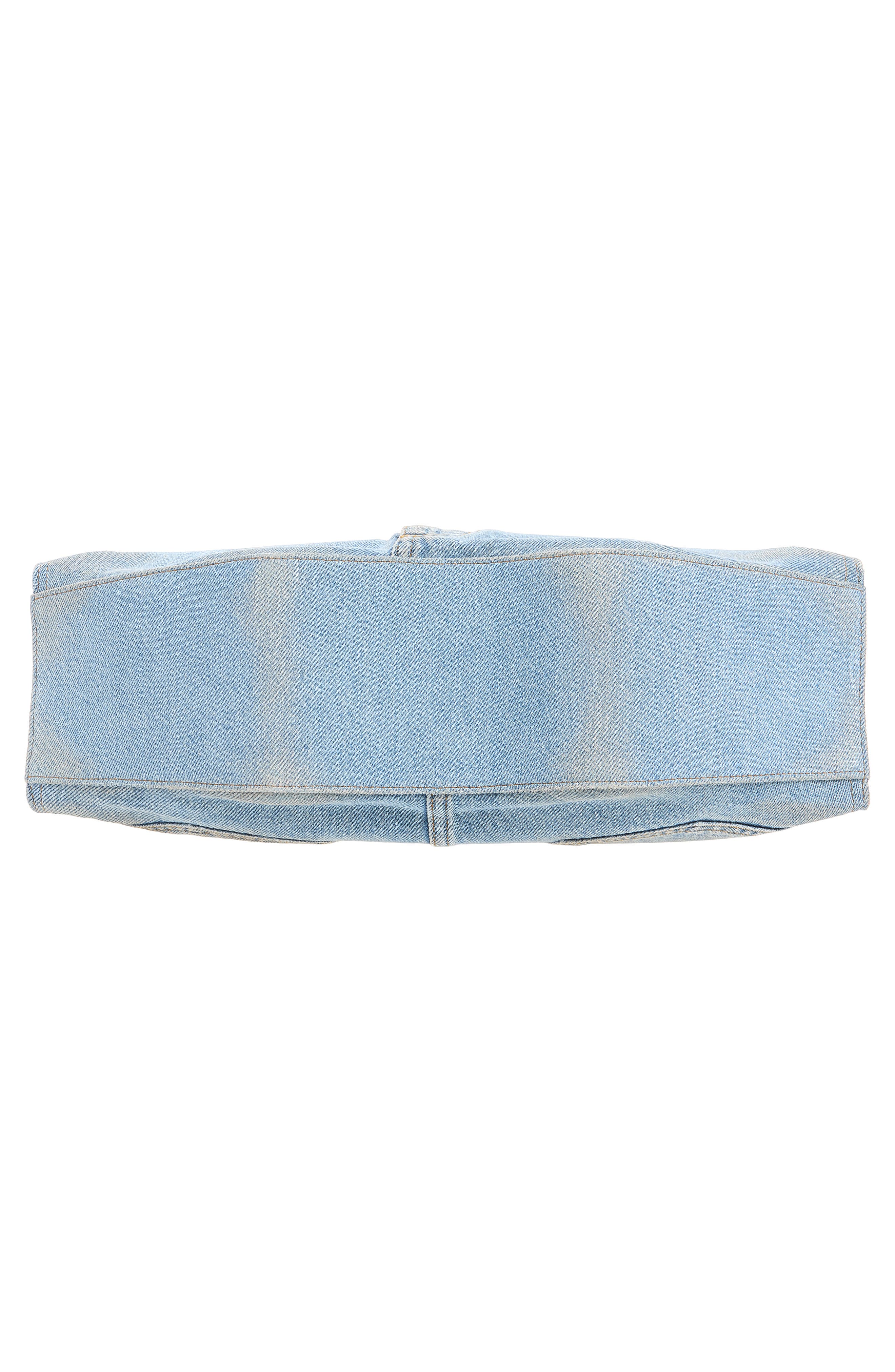 Manta Denim Shoulder Bag, Alternate, color, NAVY