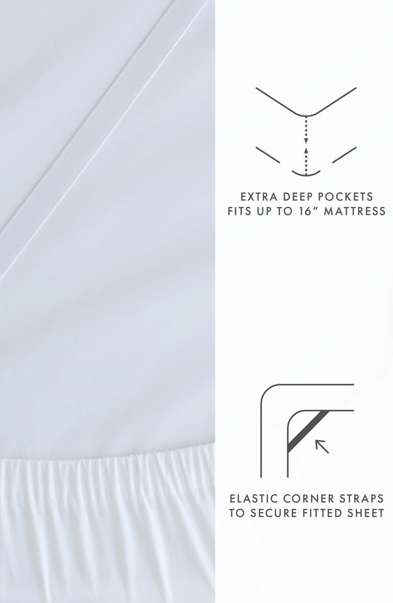 HOMESPUN Luxury 4-Piece Rayon & Linen Blend Bed Sheet Set, Alternate, color, Gray