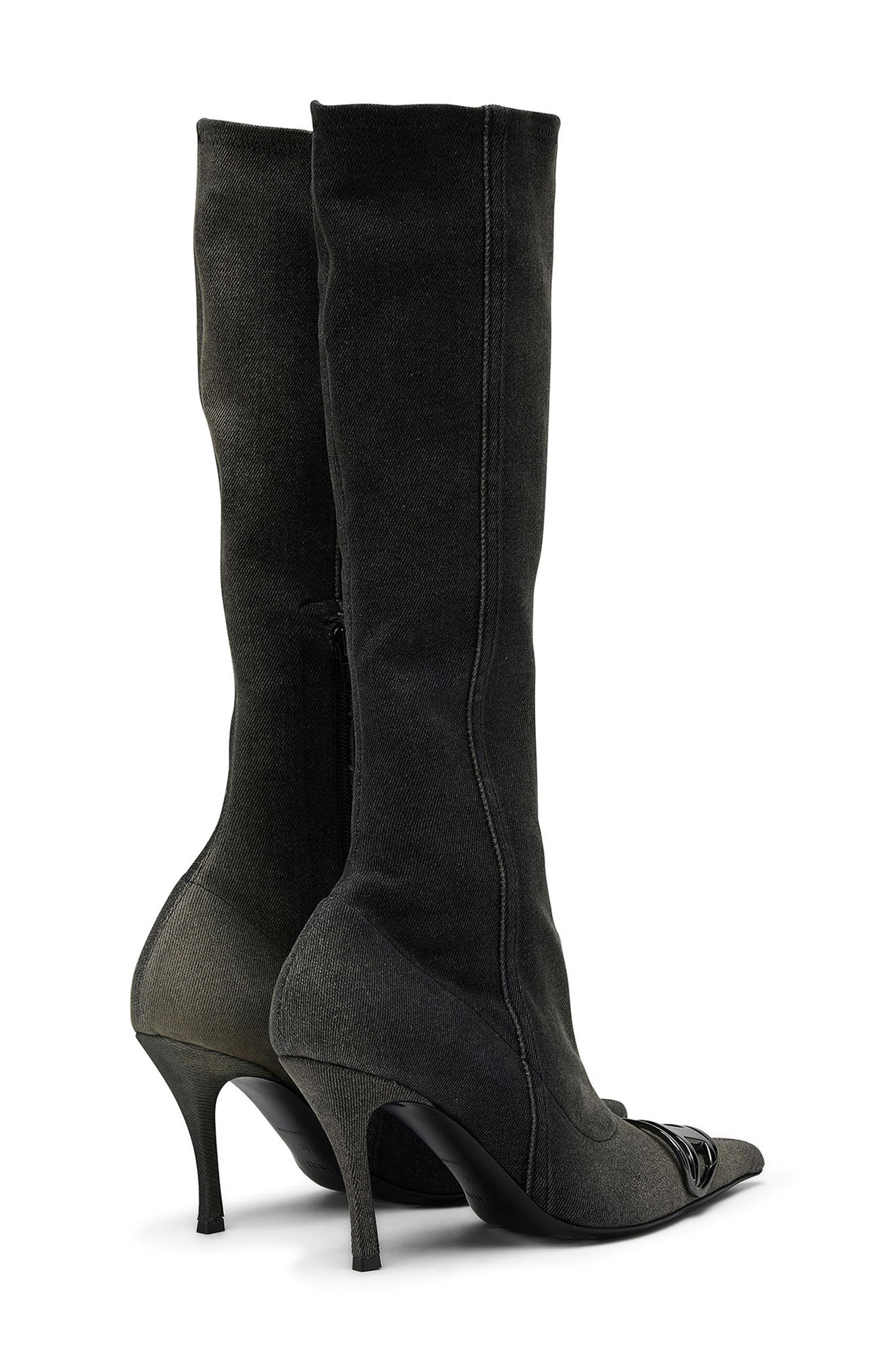DIESEL<sup>®</sup> Pointed Toe Knee High Boots, Alternate, color, 