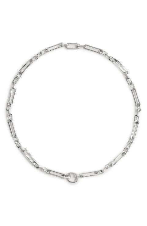 Alta Sterling Silver Duo Charm Necklace