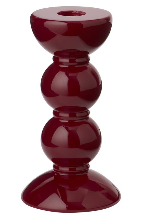 Addison Ross London Bobbin Candlestick In Cherry