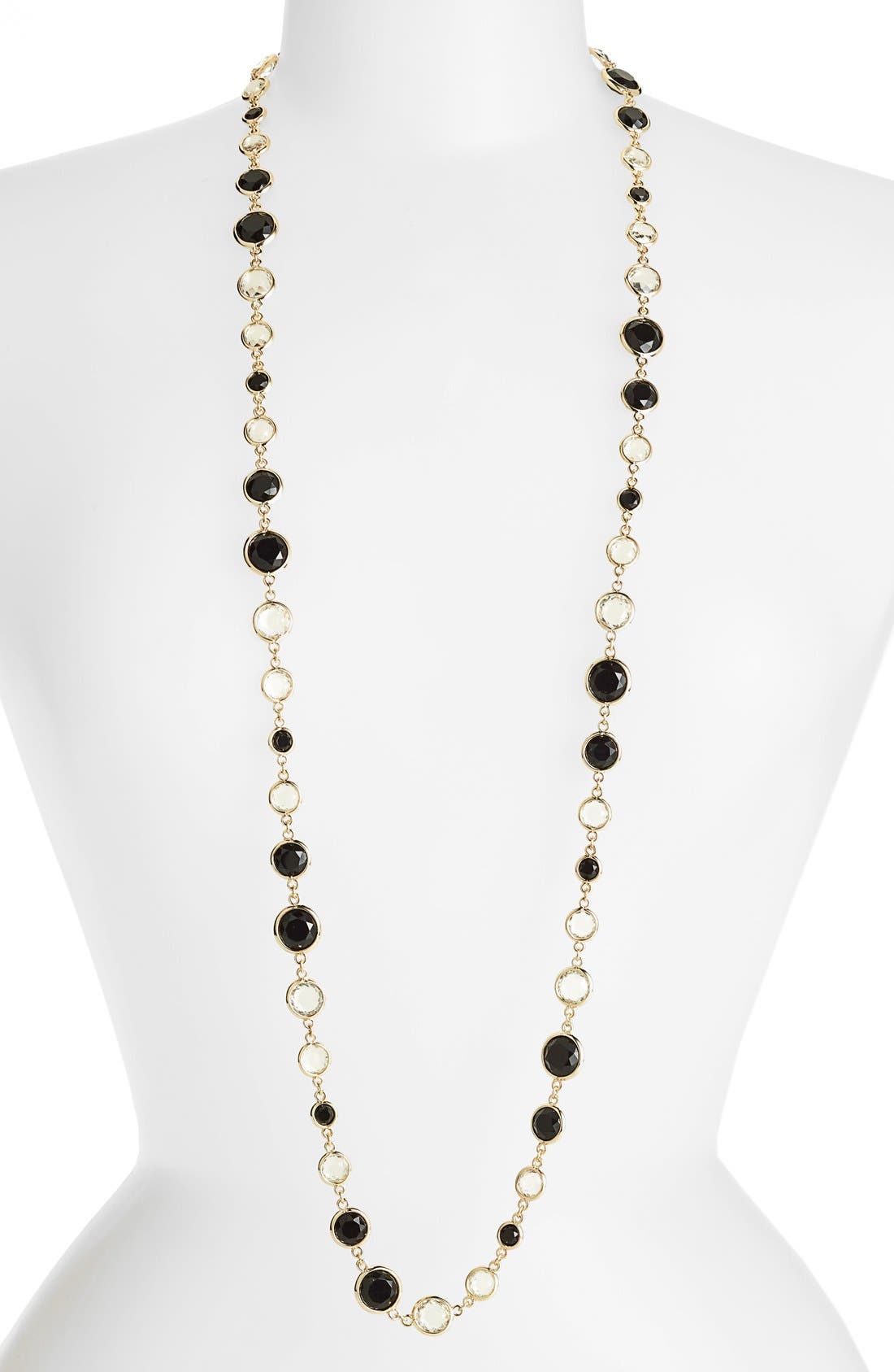 DESIGN STUDIO AK ANNE KLEIN Anne Klein Extra Long Station Necklace ...