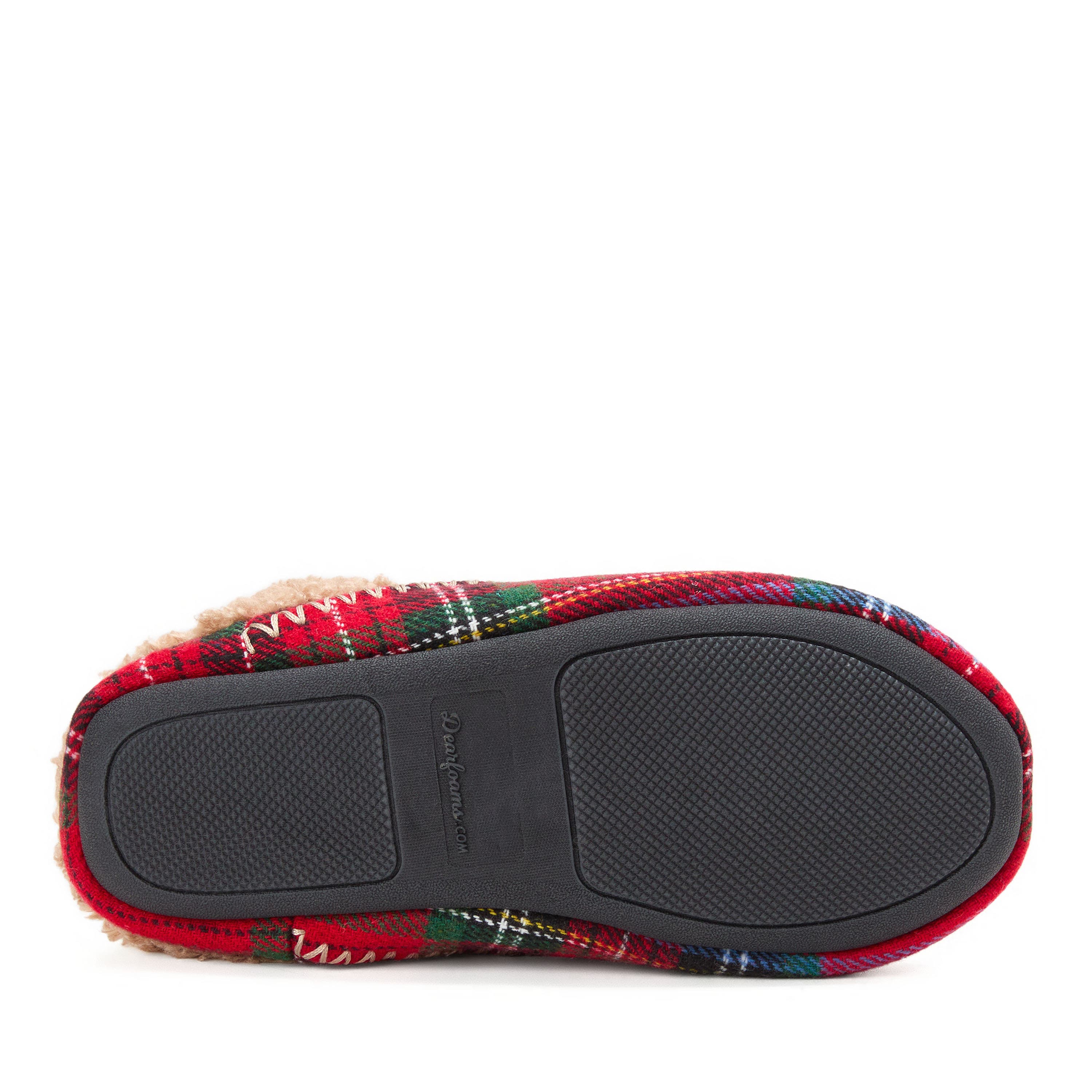 DEARFOAMS Mama Bear Plaid Clog Slipper, Alternate, color, Plaid