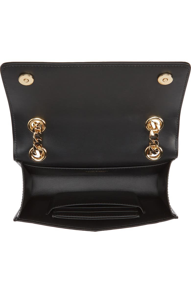 Dolce&Gabbana Logo Polished Calfskin Crossbody Phone Case with Card Holder, Alternate, color,