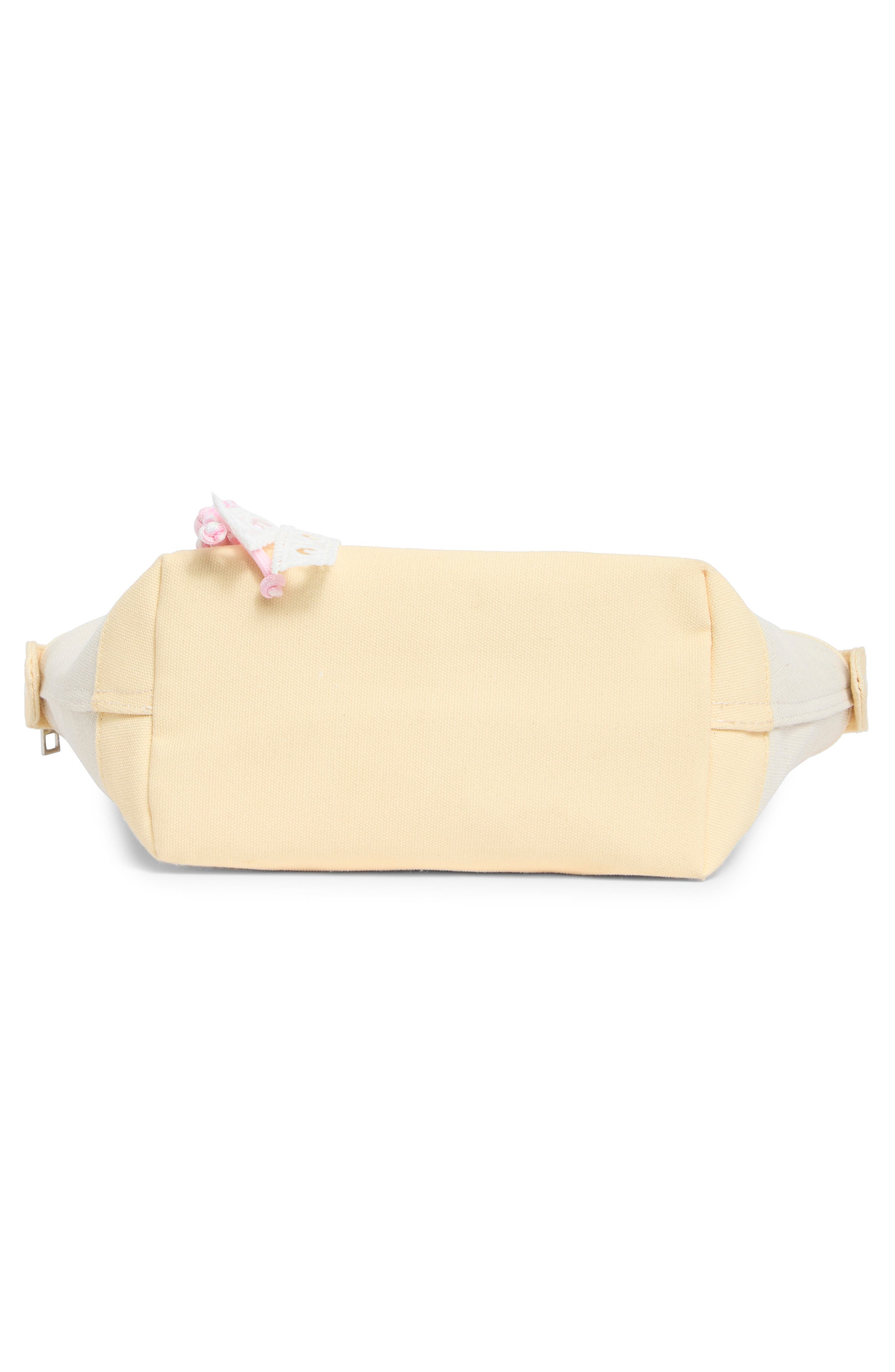 Mini Canvas Tote, Alternate, color, NATURAL/ BANANA