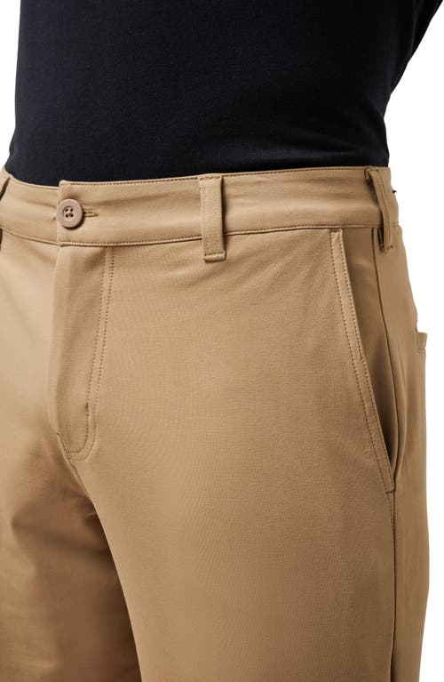 Travismathew Stretchknit 8-inch Shorts In Khaki