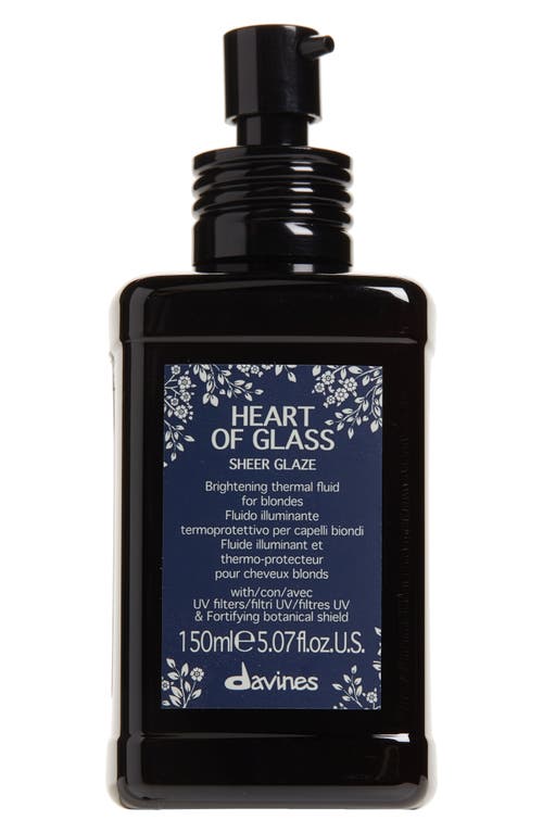 Davines Heart of Glass Sheer Glaze Brightening Thermal Fluid  product