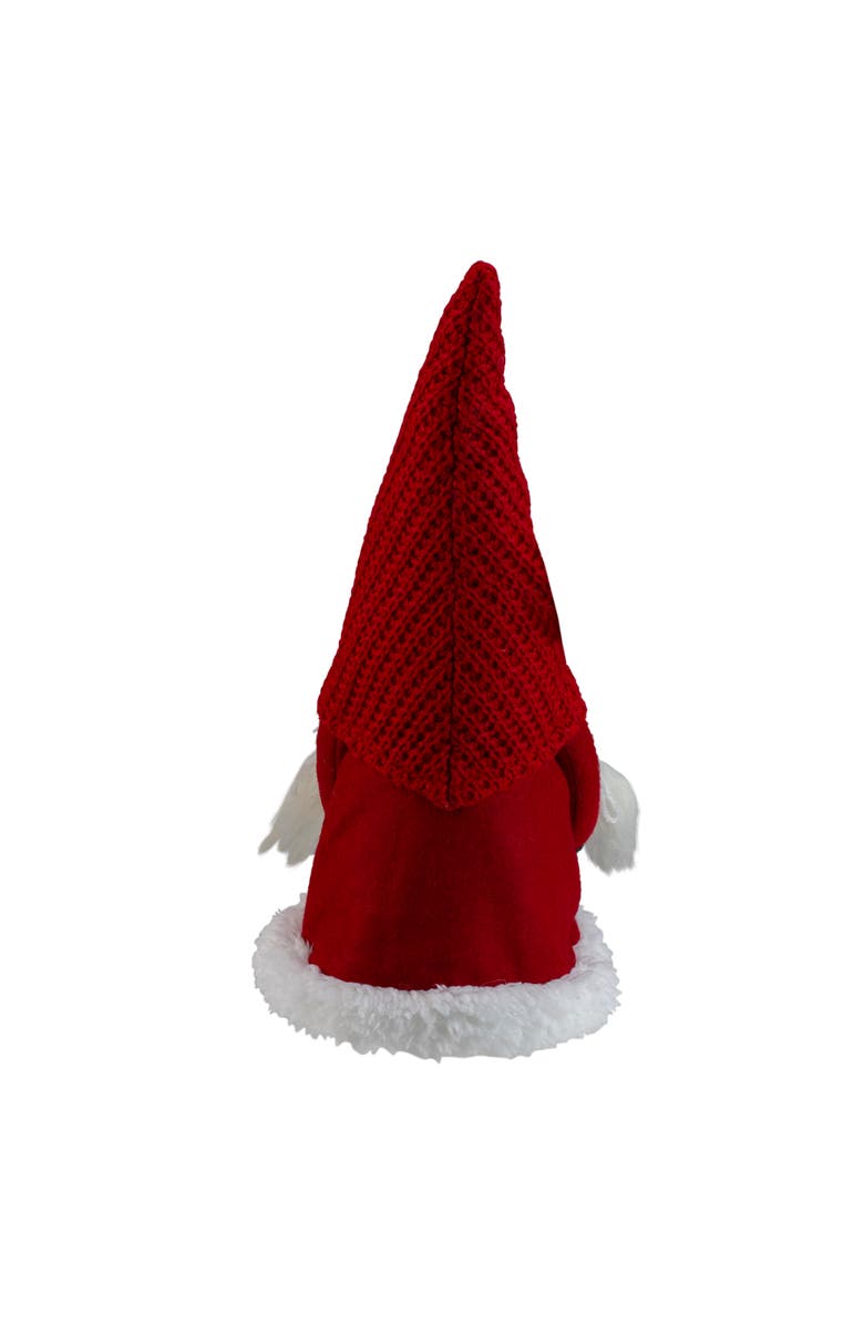 Northlight Smiling Woman Gnome with Heart Christmas Figure - 13.5", Alternate, color, Red