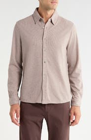 7 Diamonds Generation™ Pinstripe Double Knit Button-Up Shirt