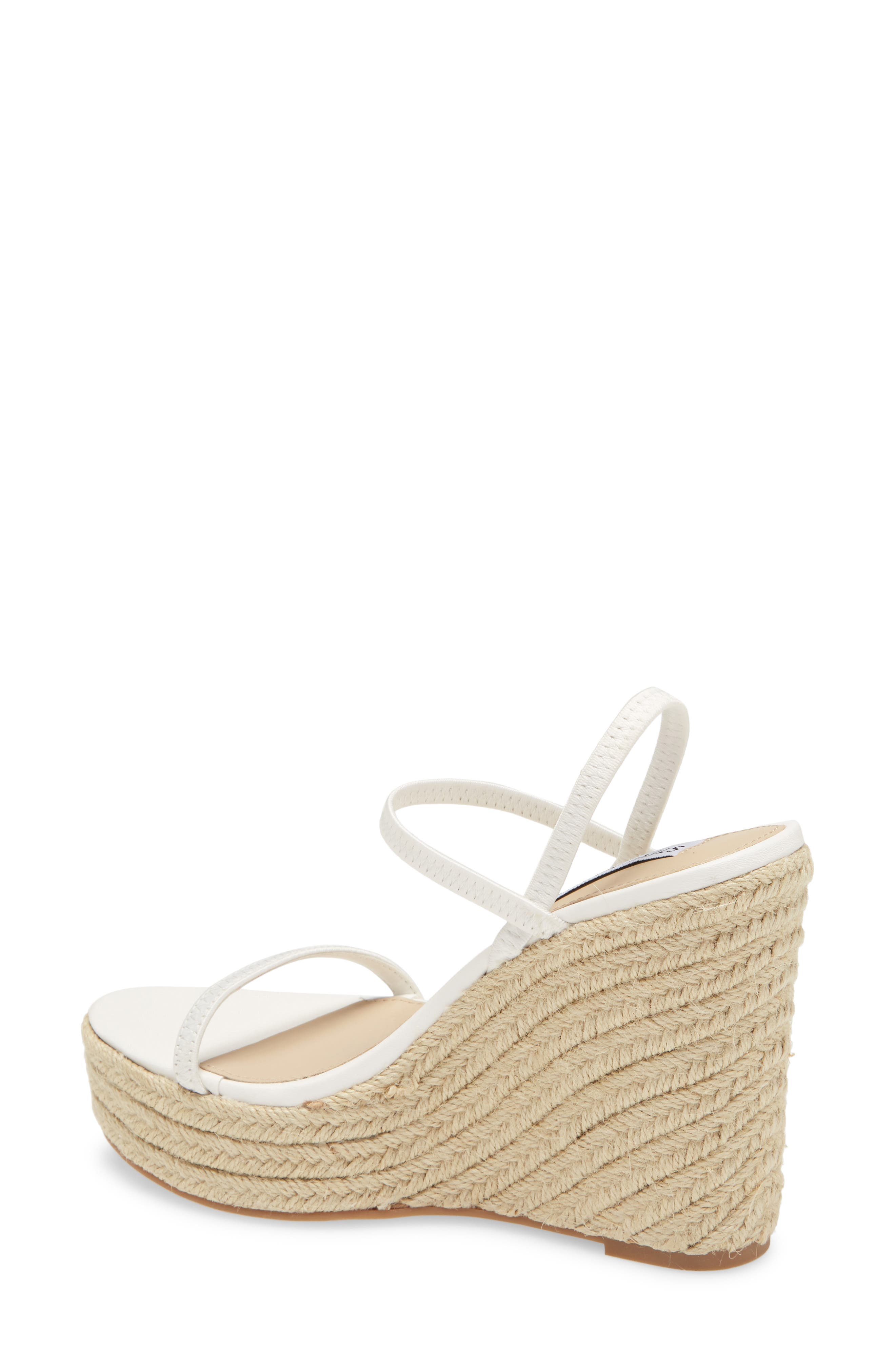 Skylight Wedge Sandal, Alternate, color, WHITE