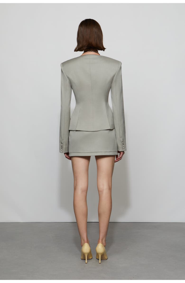 Et Ochs Smith Suiting Skirt, Alternate, color, Dove