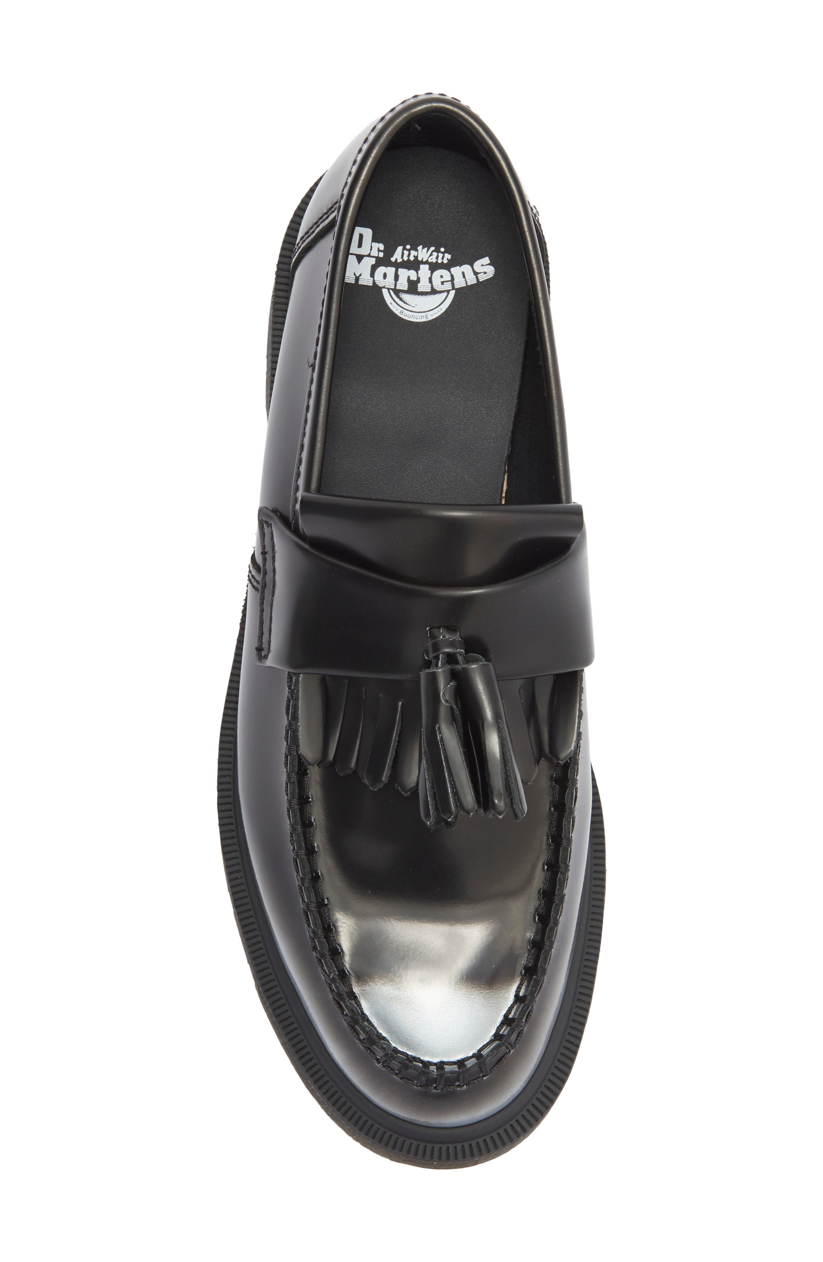 Dr. Martens Adrian Tassel Loafer, Alternate, color, Silver