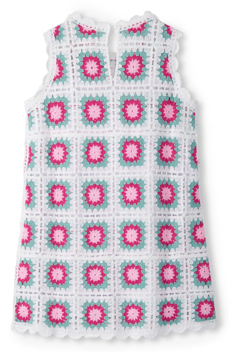 Hatley Kids' Radiance Cotton Blend Crochet Dress, Alternate, color,
