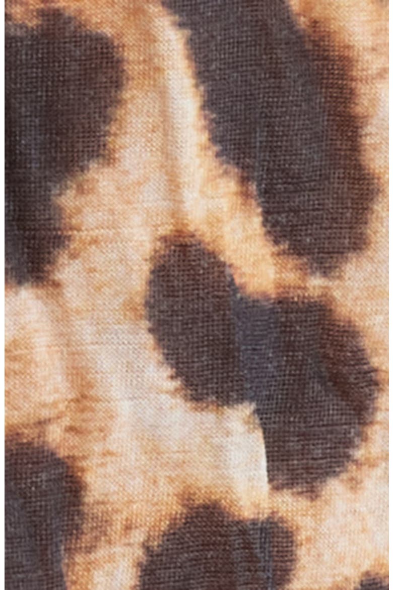 Animal Spot Lace Trim Camisole, Alternate, color, BROWN