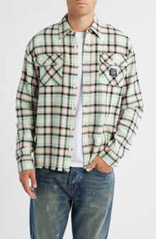 Billionaire Boys Club BB Dust Storm Plaid Button-Up Shirt