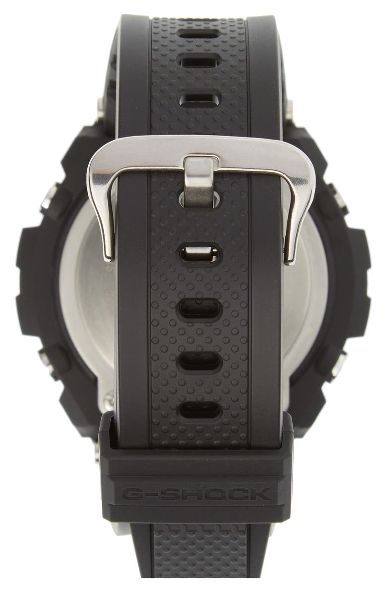 G-SHOCK 'G-Steel' Ana-Digi Resin Strap Watch, 59mm x 52mm, Alternate, color, 