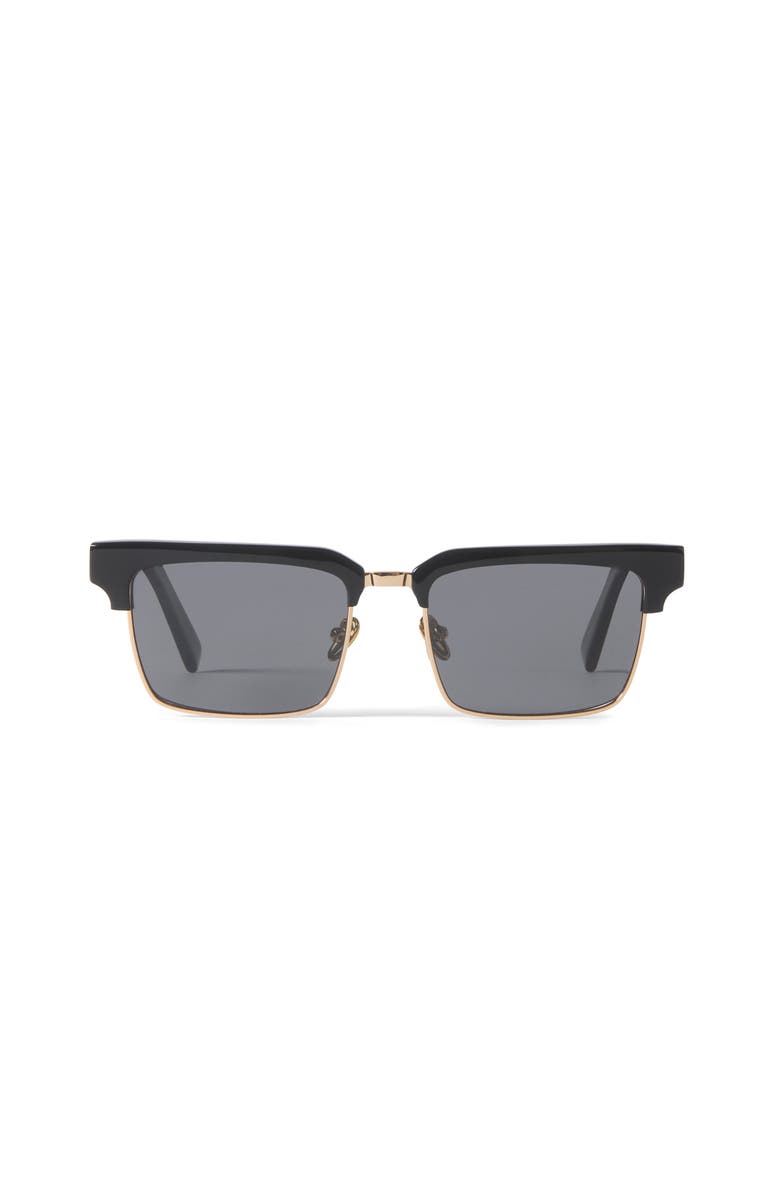 French Kiwis Eyewear Paris Sunglasses, Main, color, Black / Gold
