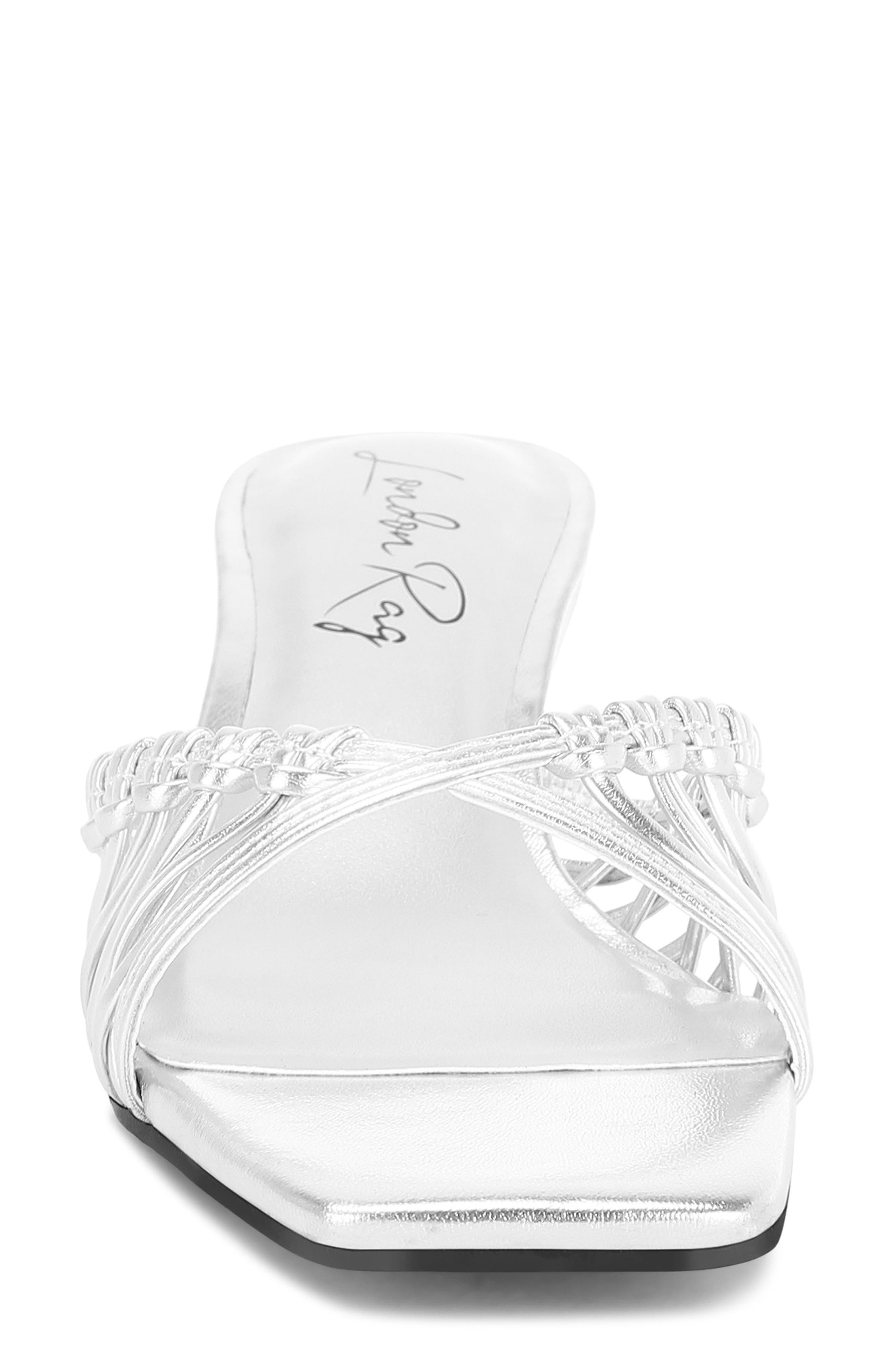 Zeldara Slide Sandal, Alternate, color, SILVER