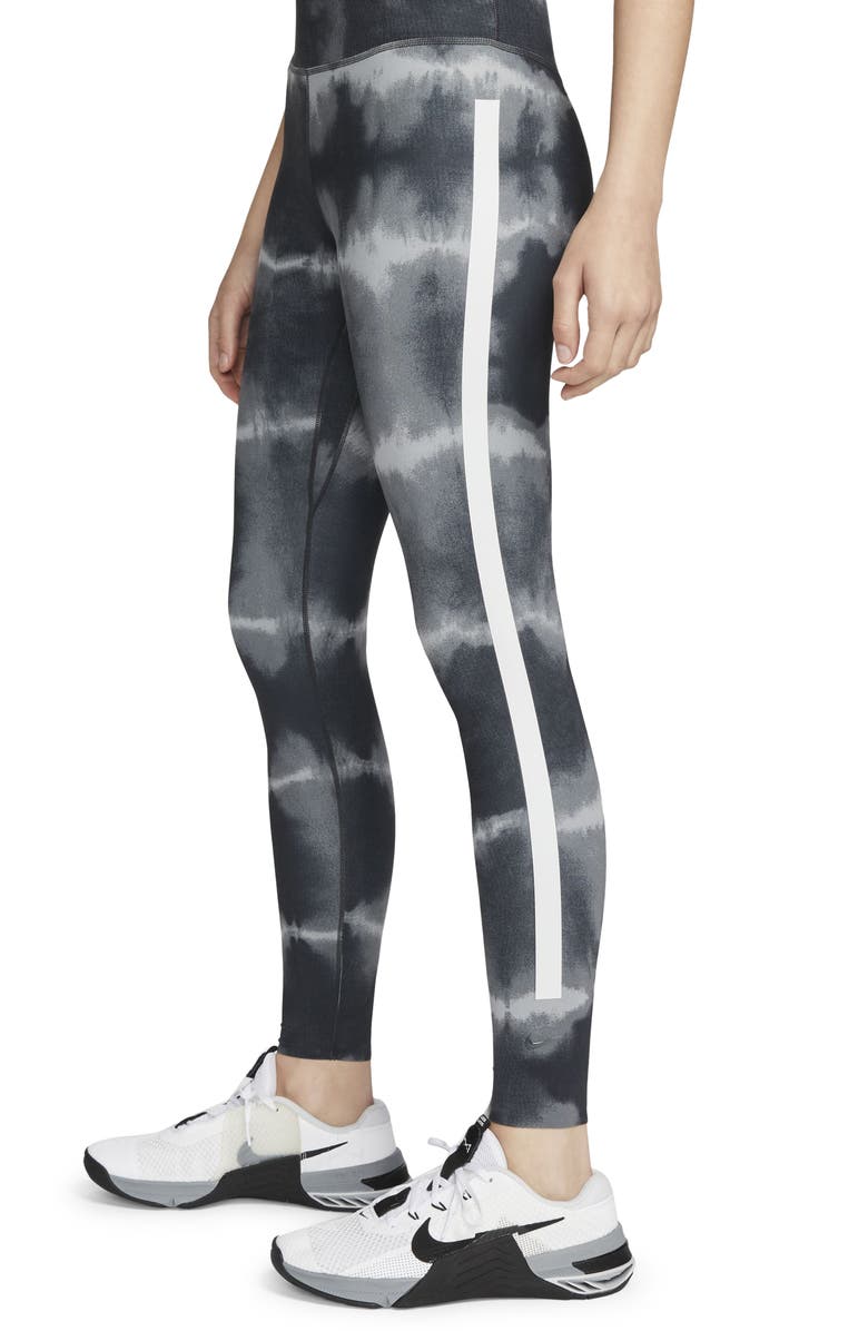 Nike Dri-FIT One Luxe Printed Leggings, Alternate, color,