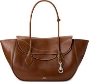 Polo Ralph Lauren Large Polo Blaze Tumbled Leather Shoulder Bag