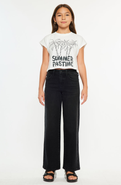 KanCan Coralynne High Rise Wide Leg Kids Jeans