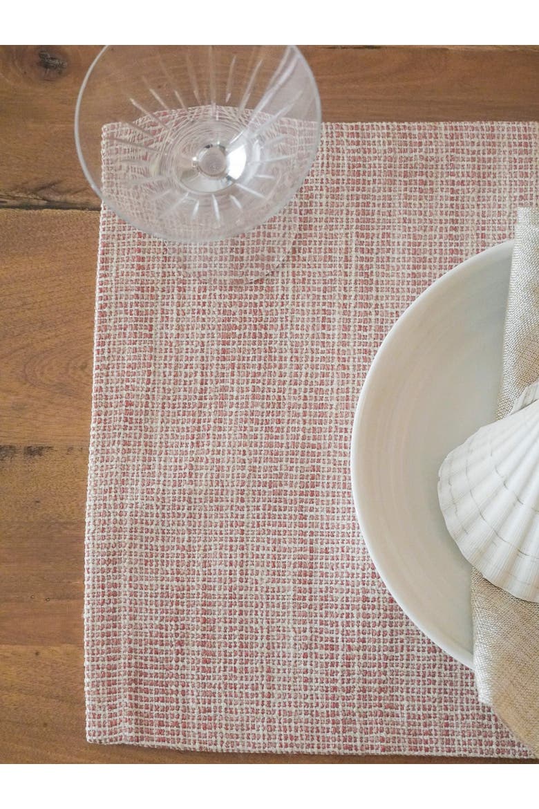 Seaside Smooth Indoor Outdoor Table Runner, Alternate, color, Red