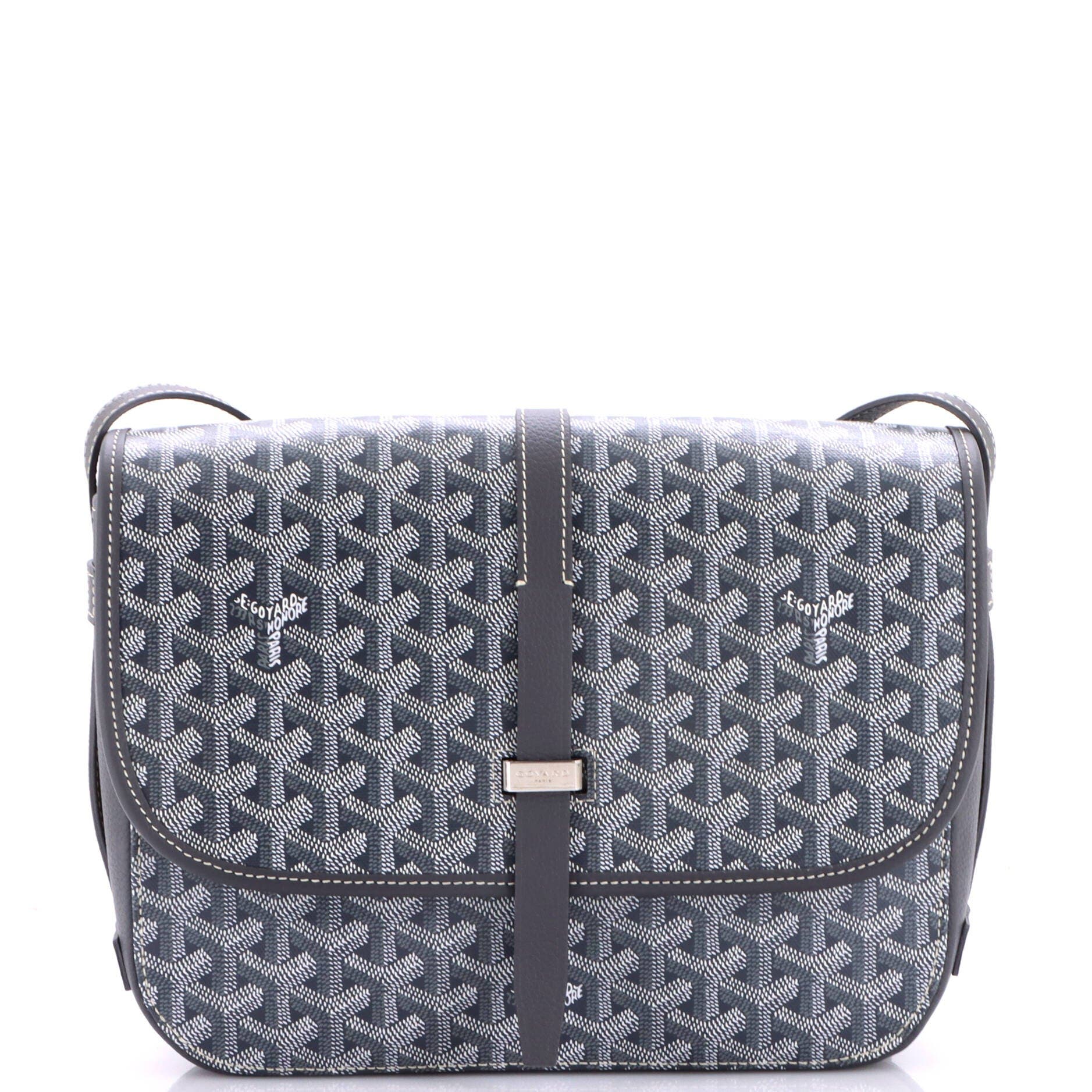 Belvedere II Messenger Bag Coated Canvas MM, Main, color, Grey