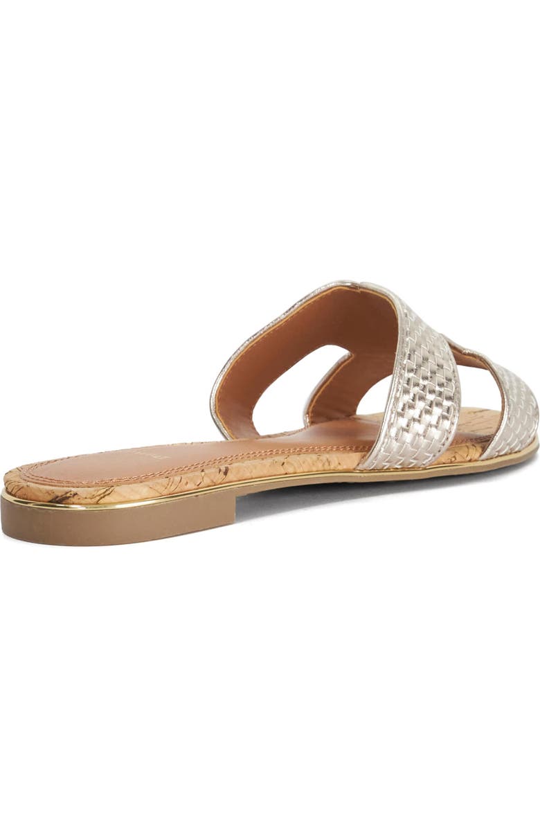 Dune London Ludlowss Woven Slide Sandal, Alternate, color,