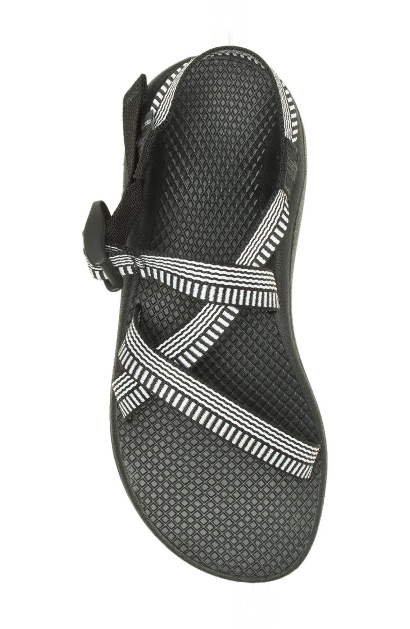 Chaco Z Cloud Sandal, Alternate, color, Level Black/ White 2