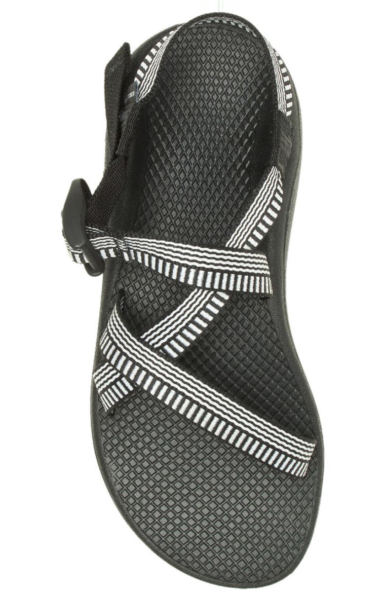 Chaco Z Cloud Sandal, Alternate, color, Level Black/ White 2