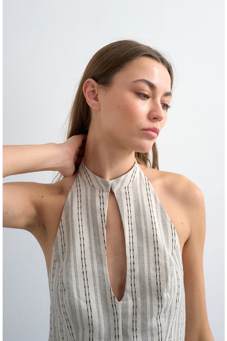 Halter Top, Alternate, color, BEIGE