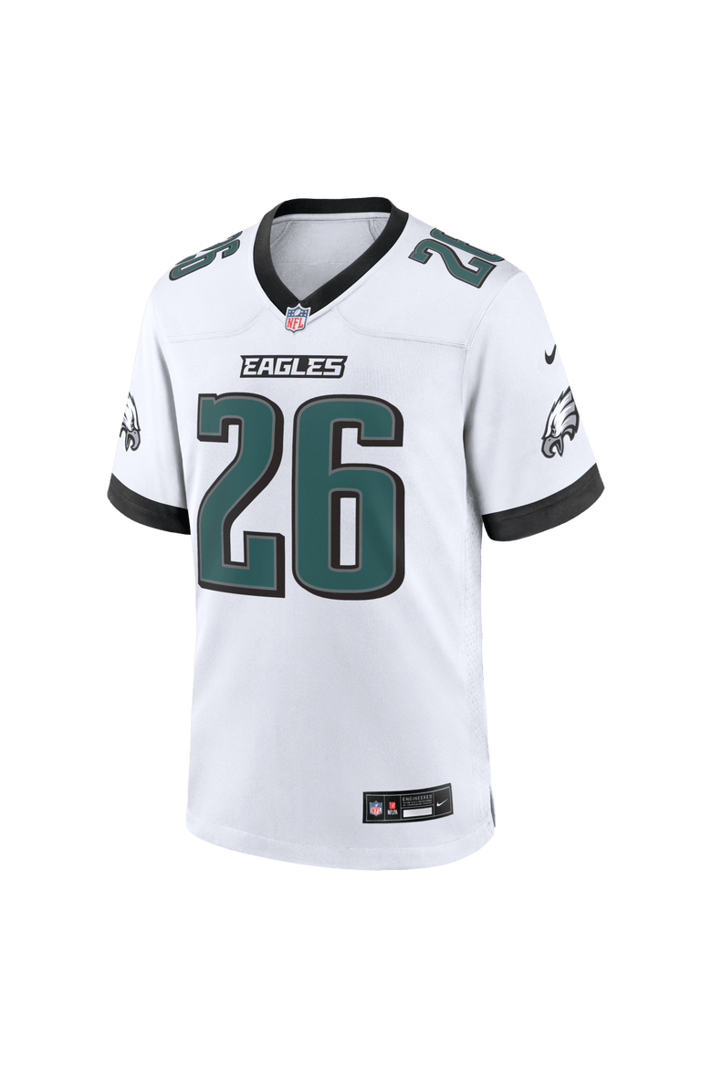 Men's Nike Saquon Barkley  White Philadelphia Eagles Game Jersey, Alternate, color, White