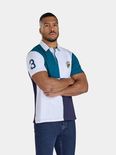 Cut & Sew Harlequin Rugby Shirt