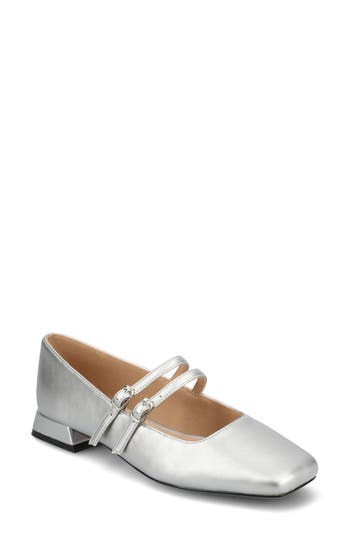 Shop Journee Collection Gredah Mary Jane Pump In Silver