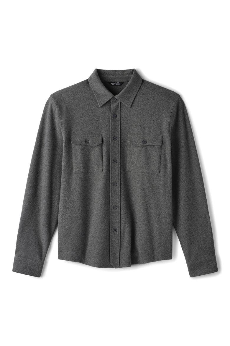 Stowaway Overshirt, Alternate, color, ASPHALT HEATHER
