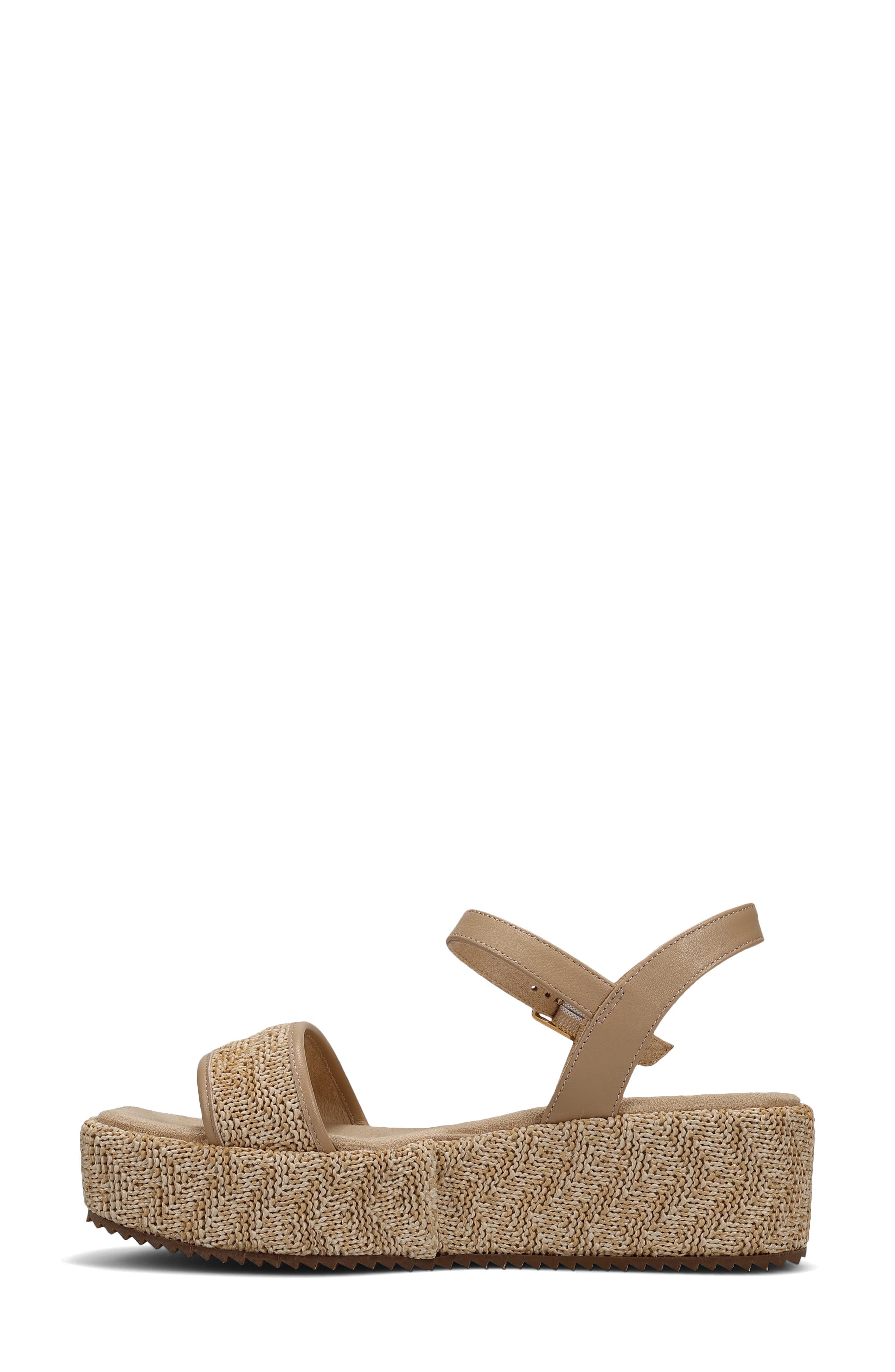 VANELi Walda Ankle Strap Platform Sandal, Alternate, color, Natural