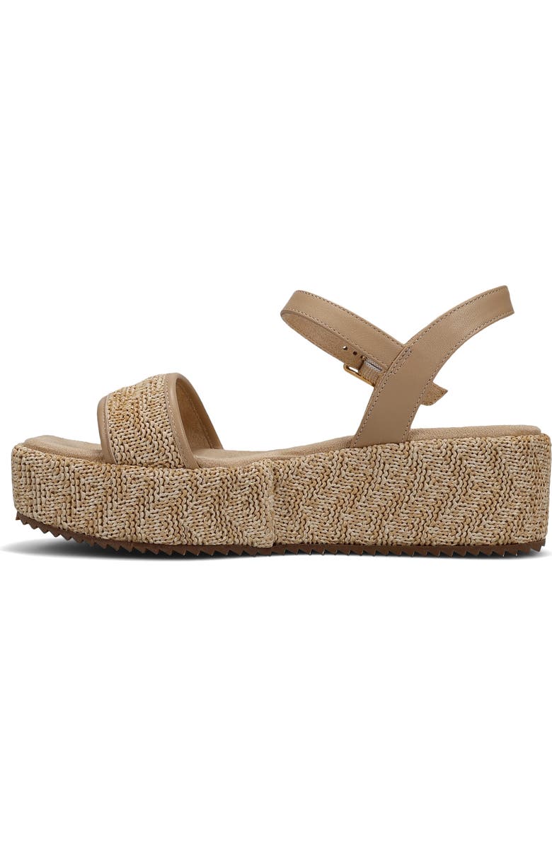 VANELi Walda Ankle Strap Platform Sandal, Alternate, color, Natural