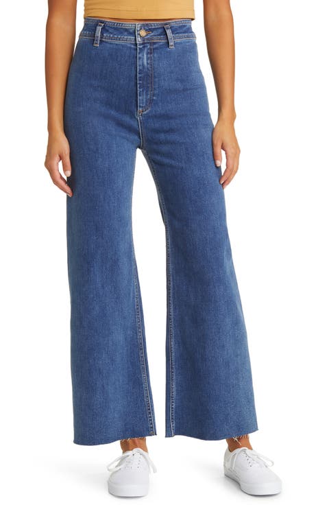 Holiday High Waist Wide Leg Jeans
