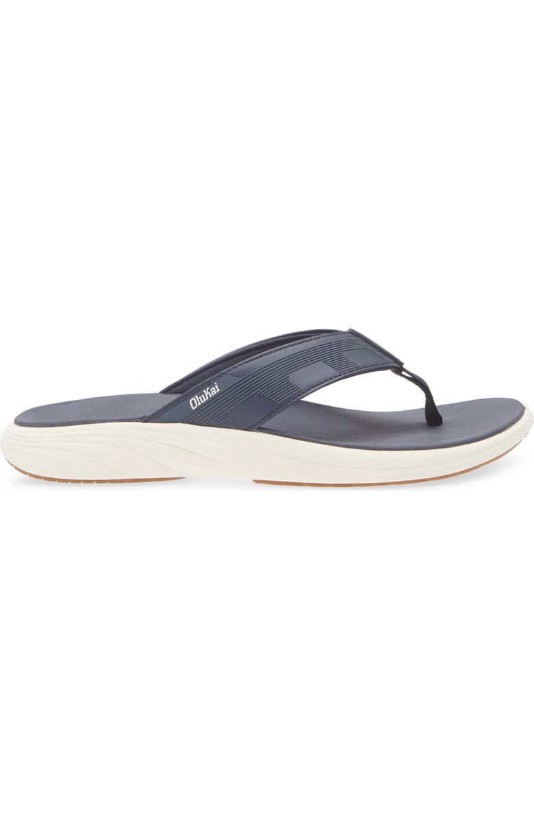 OluKai Malana Flip Flop, Alternate, color, Mood Indigo / Mood Indigo