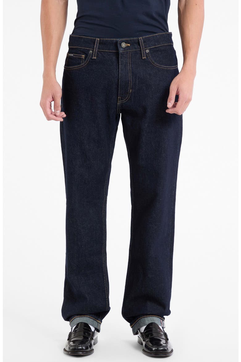 GJ Selvedge Straight Leg Jeans, Main, color, GJSE