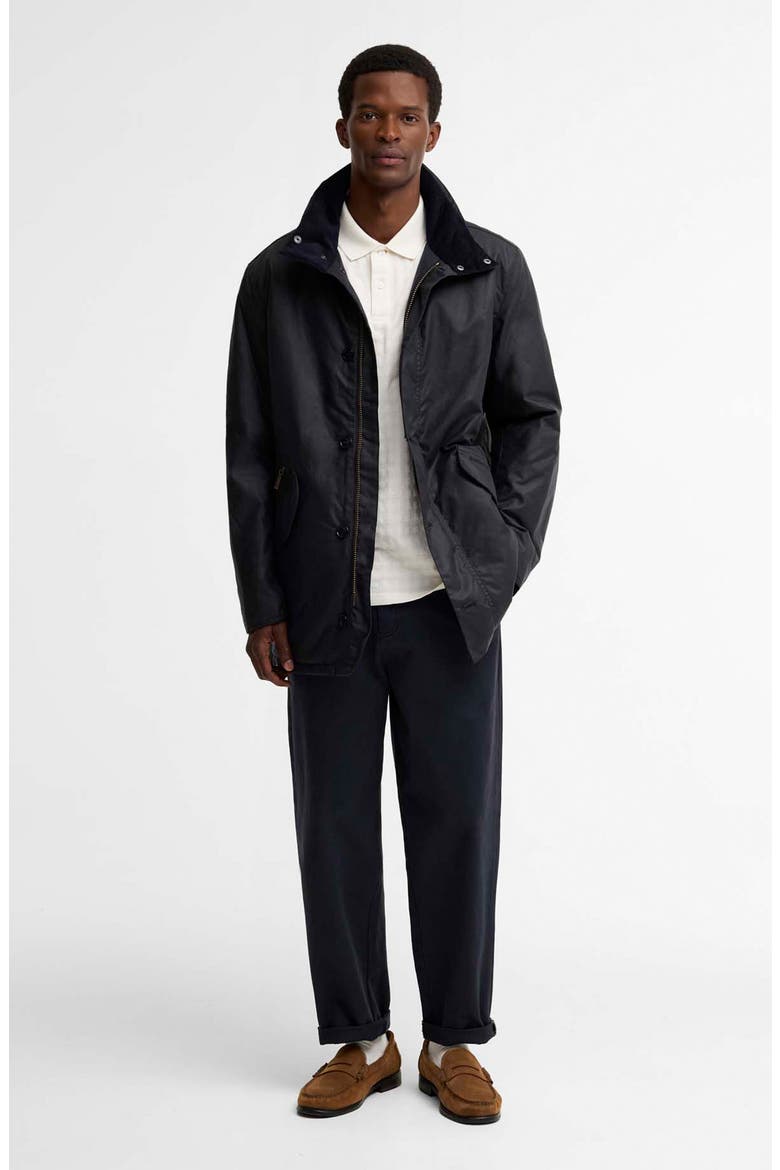 Modern Powell Waxed Cotton Jacket, Alternate, color, NAVY
