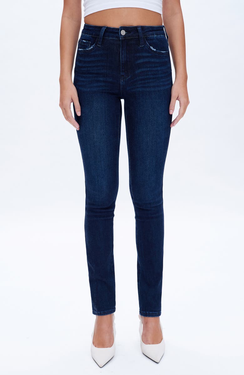 Bayeas July Slim Straight Leg Jeans, Main, color, Deep Sea