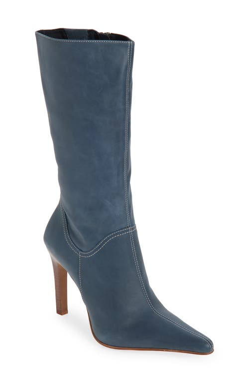 Jeffrey Campbell Dotty Boot In Blue