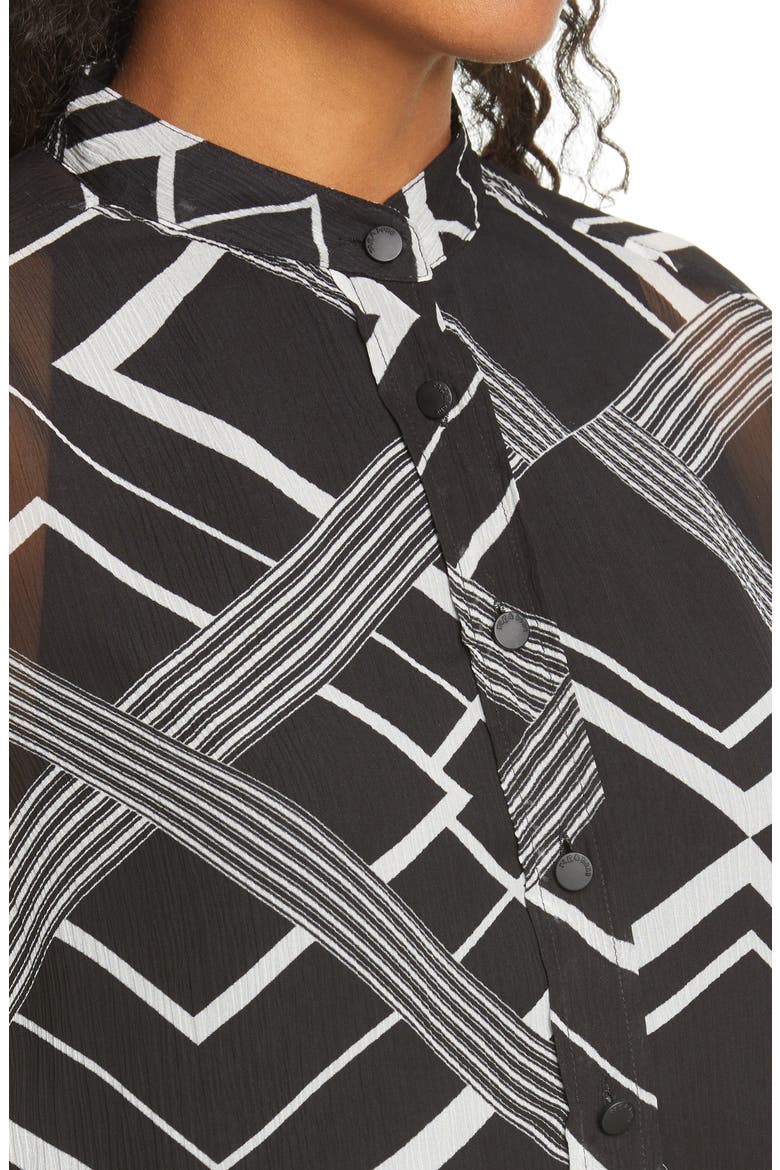 Rag Rug Making Frames rag & bone Margot Chiffon Tunic (Women) | Nordstromrack