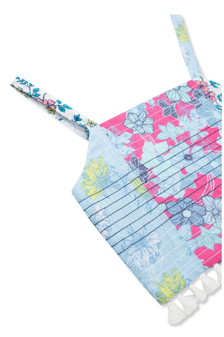 Kids' Tassel Tank & Shorts Set, Alternate, color, PRINT