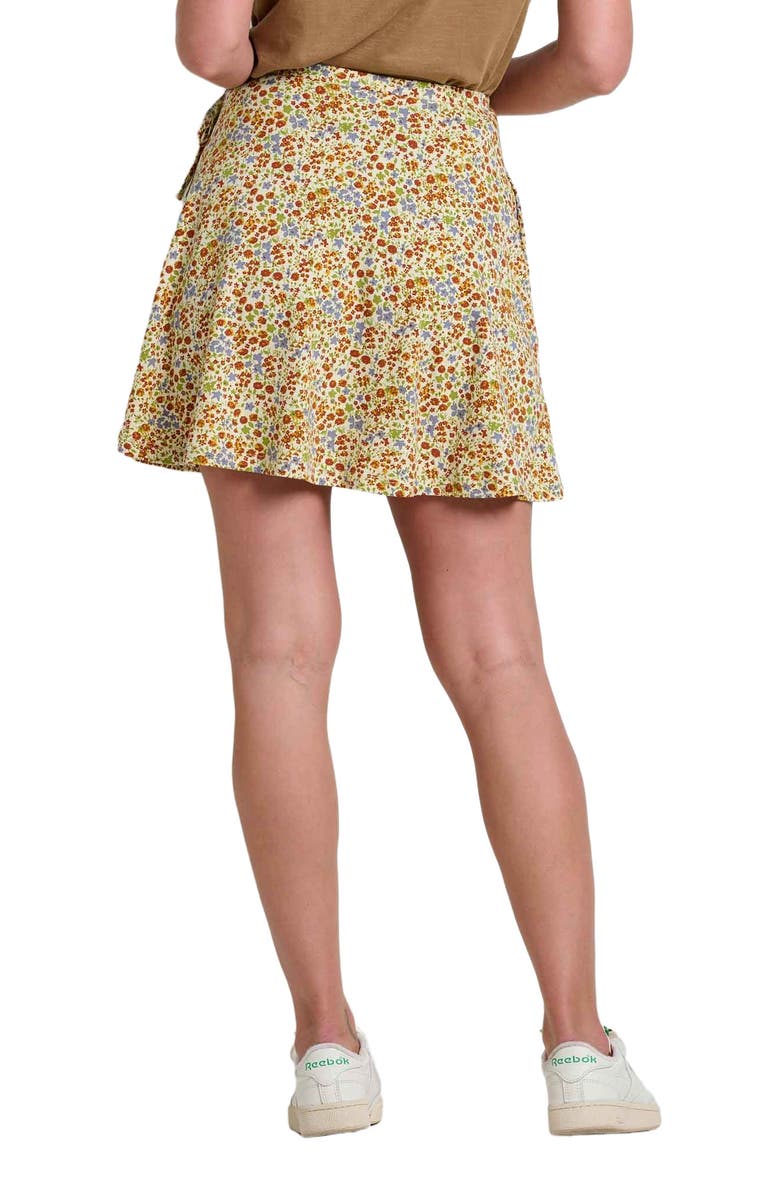 Toad & Co Freesia Wrap Skirt, Alternate, color, Cinnamon Ditsy Print